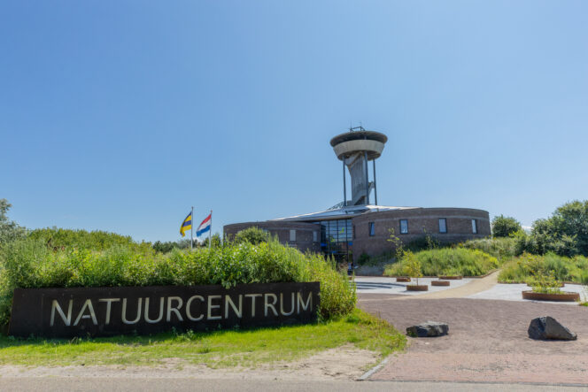 Gebouw van het natuurcentrum Ameland.